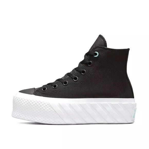 NEW Converse Chuck Taylor All Star Lift 2X Hi - Women Shoes Platform CTAS - Blac - Picture 9 of 13